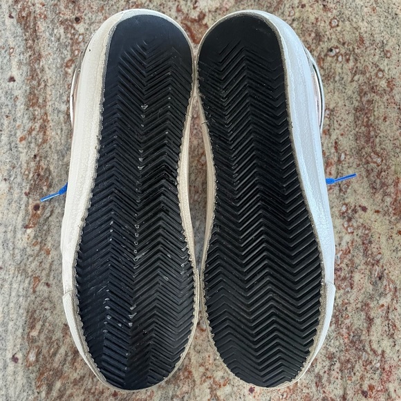 GGDB ★ LIKE NEW ★ Golden Goose Star Slide Sneaker Pink Laminate Metallic Leather - Picture 11 of 16